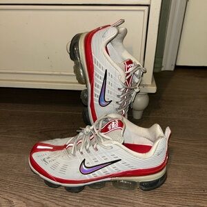 Nike Air VaporMax 360 “History of Air” Red and Gray Sneakers